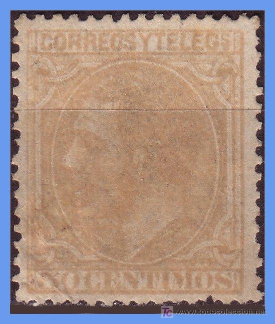 Sellos: 1879 ALFONSO XII, N&ordm; 206 (*) - Foto 1