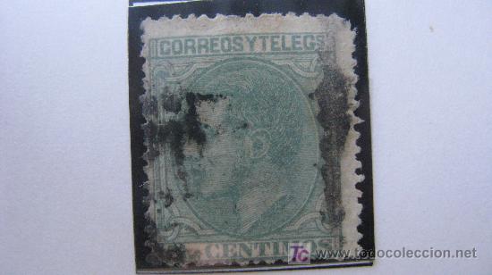 Sellos: 1879 alfonso XII edifil 201 - Foto 1