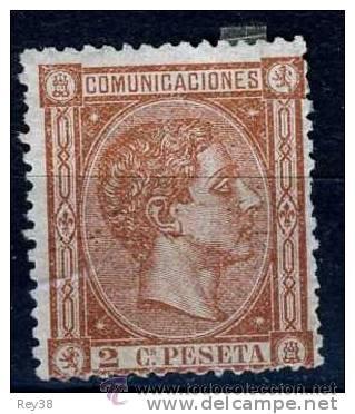 Sellos: ALFONSO XII, 1875, 2 CTS - Foto 1