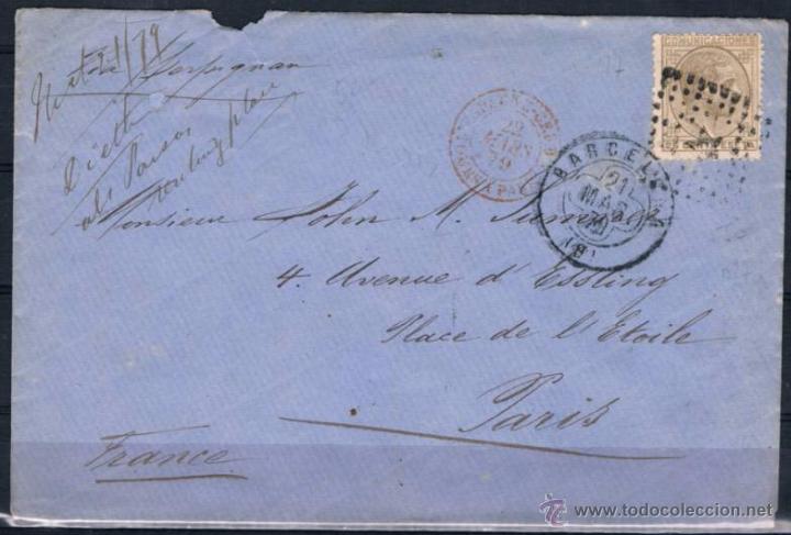 Sellos: 1879.-  BARCELONA / PARIS - Foto 1