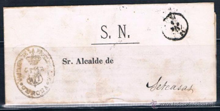 Sellos: 1875.- GERONA A SETCASAS - Foto 1