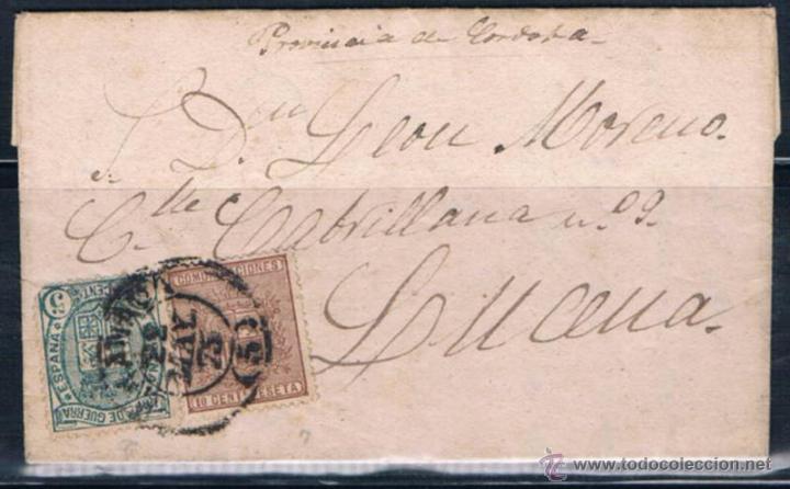 Sellos: 1875.- GRANADA A LUCENA - Foto 1