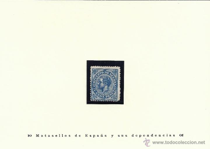 Sellos: (*)183ec 1876 5 c&eacute;ntimos error de color azul - Foto 1