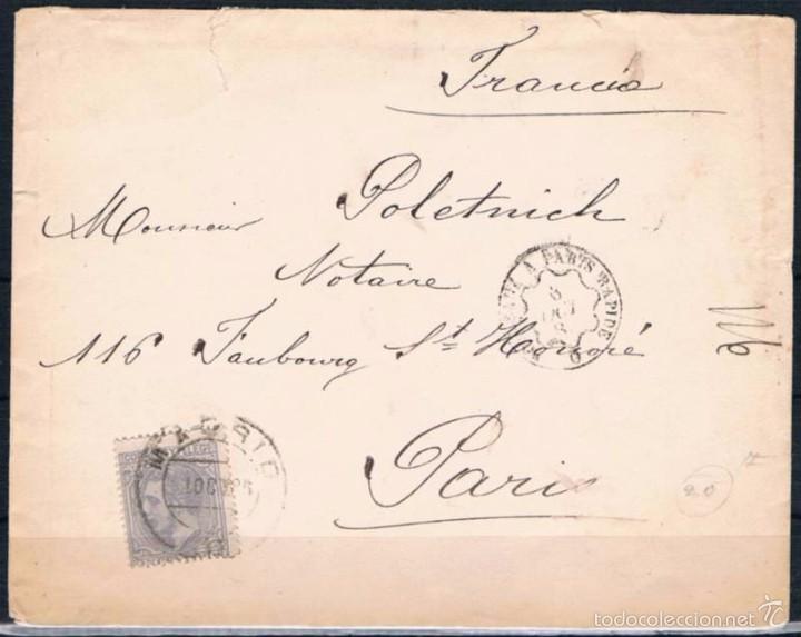 Sellos: 1.885.-  MADRID A PARIS - Foto 1