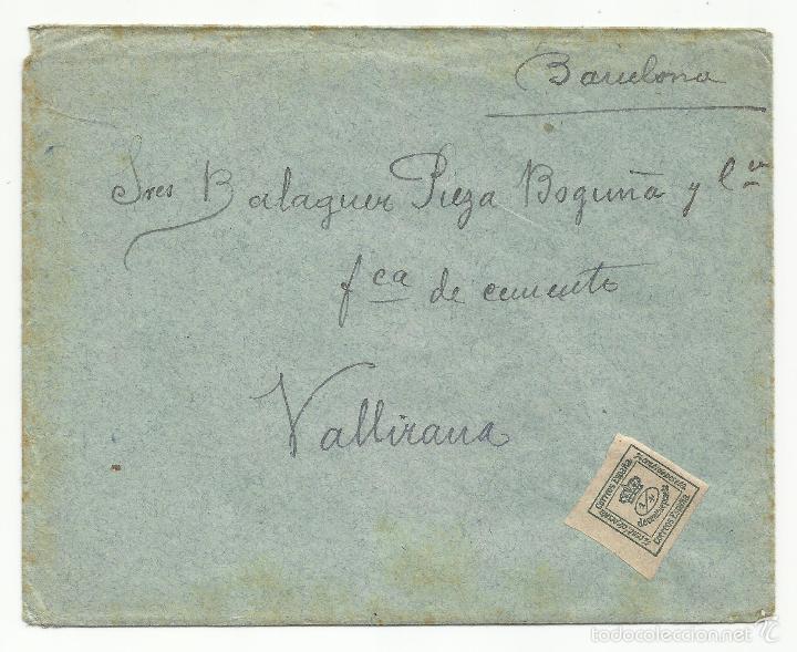 Sellos: circulada a vallirana barcelona - Foto 1