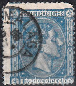 Sellos: EDIFIL 164 USADO. MAT&ordm; M&Aacute;LAGA. - Foto 1
