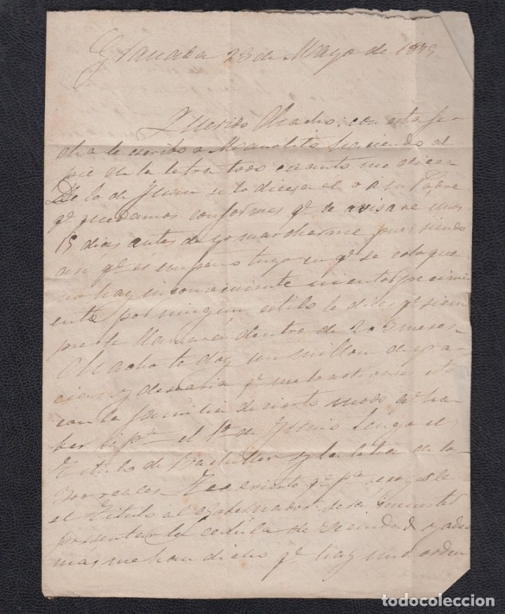Sellos: 1875.- GRANADA A LUCENA - Foto 2