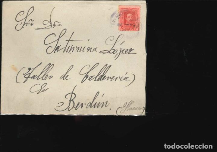 Sellos: sobre alfonso XIII - Foto 1