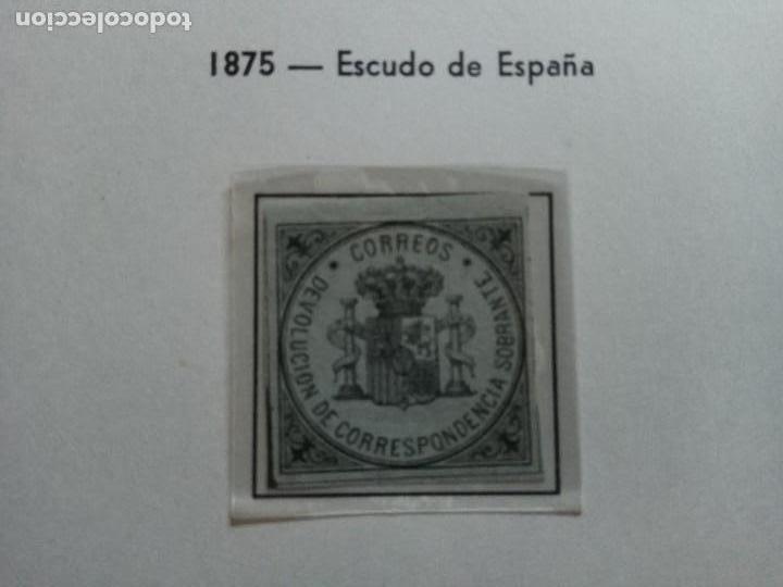 Sellos: 1875-ESCUDO DE ESPA&Ntilde;A. - Foto 1