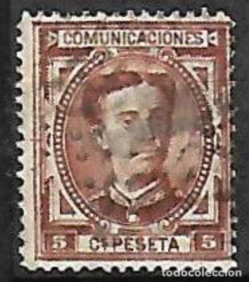 Sellos: EDIFIL 174 usado 5c. sepia - Foto 1