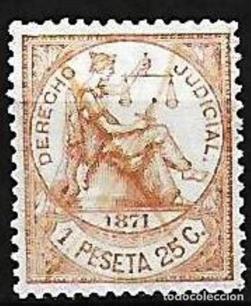 Sellos: EDIFIL DERECHO JUDICIAL 1,25c.* - Foto 1