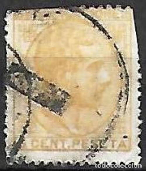 Sellos: EDIFIL N&ordm; 191a -5c.amarillo usado - Foto 1