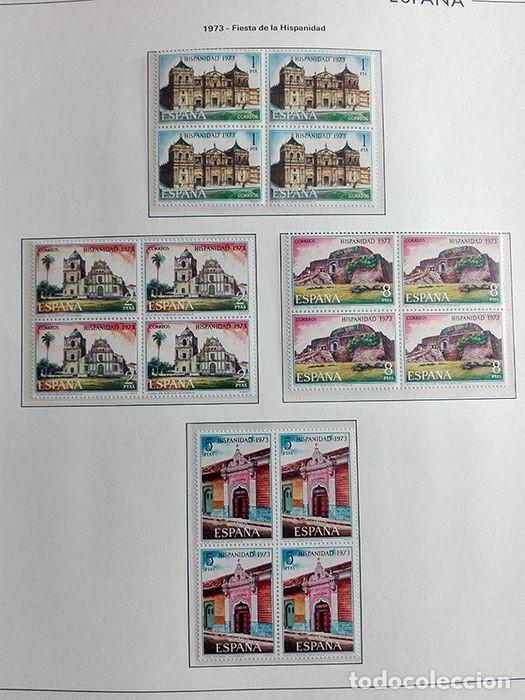 Sellos: BLOQUE DE 4 CUATRO España año 1973 sellos Y Hojas edifil en negro HEBS70 73 VER IMAGENES - Foto 11 - 212079442