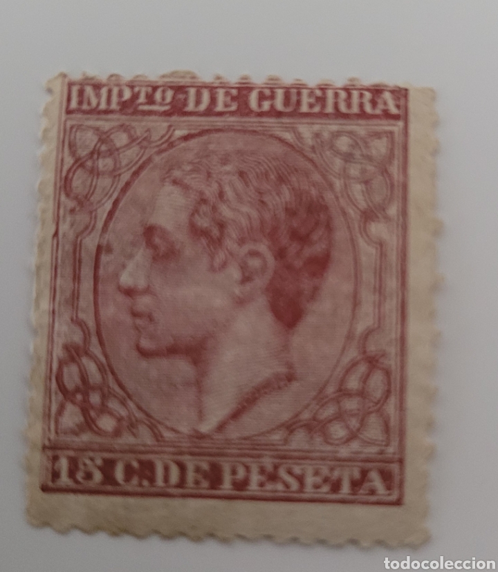 SELLO DE ESPAÑA 1877. ALFONSO XII 15 CTS DE PESETA. NUEVO