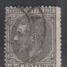 Sellos: ESPAÑA, 1879 EDIFIL Nº 200, 2 C. NEGRO GRISÁCEO