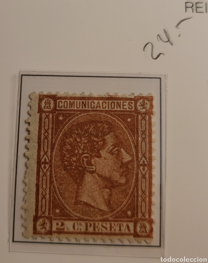 Sellos: Sello de España 1875 Alfonso XII 2 cent. de peseta Edifil 162 Nuevo - Foto 1 - 289639398
