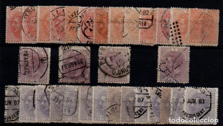 Sellos: Espa&ntilde;a n&ordm; 210/12. A&ntilde;o 1882 - Foto 1