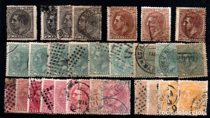 Sellos: Espa&ntilde;a n&ordm; 200/207. A&ntilde;o 1879 - Foto 1