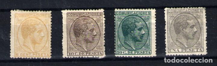 Sellos: Espa&ntilde;a n&ordm; 191/2, 196/7. A&ntilde;o 1878 - Foto 1