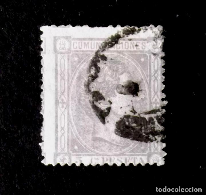 Sellos: 163, USADO. ALFONSO XII. - Foto 1