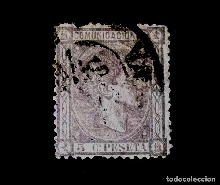 Sellos: 163, USADO. ALFONSO XII. - Foto 1