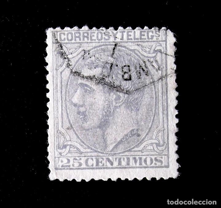 Sellos: 204, USADO. ALFONSO XII. - Foto 1