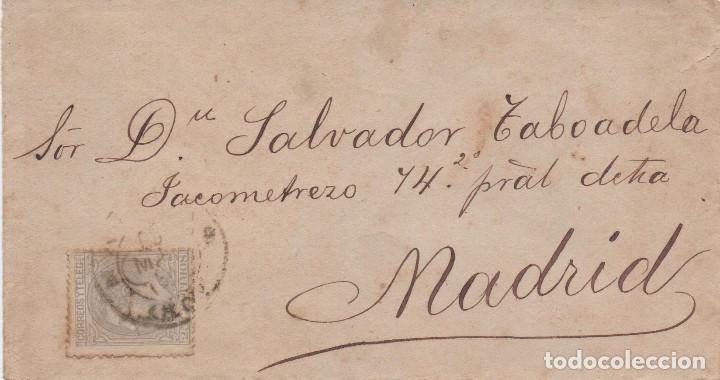 Sellos: Carta circulada a Madrid en 1881 - Foto 1