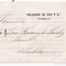 Francobolli: CIRCULAR. CON CUARTILLO. ALICANTE A PUEBLA, GALICIA. 1878. ESCASEZ SARDINAS