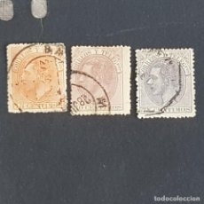 Sellos: ESPAÑA, 1882, ALFONSO XII, EDIFIL 210-212, COMPLETA, USADO, ( LOTE AR )