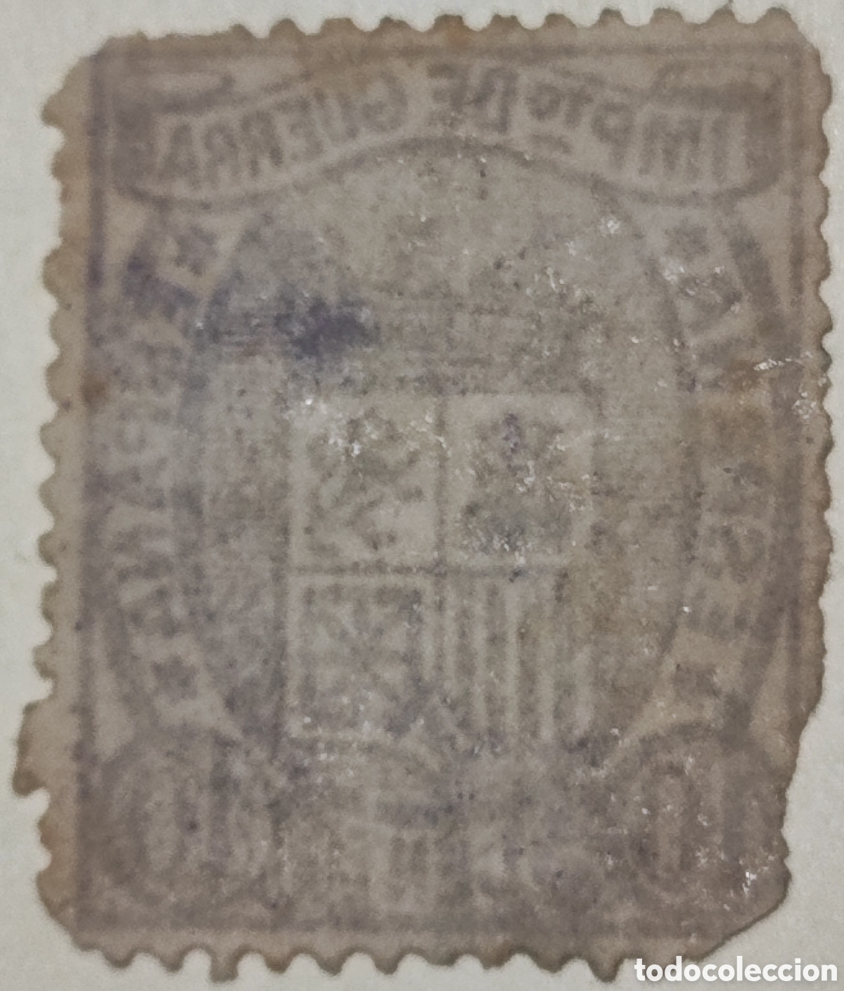 Sellos: Espa&ntilde;a 10 c&eacute;ntimos 1875 - Foto 2