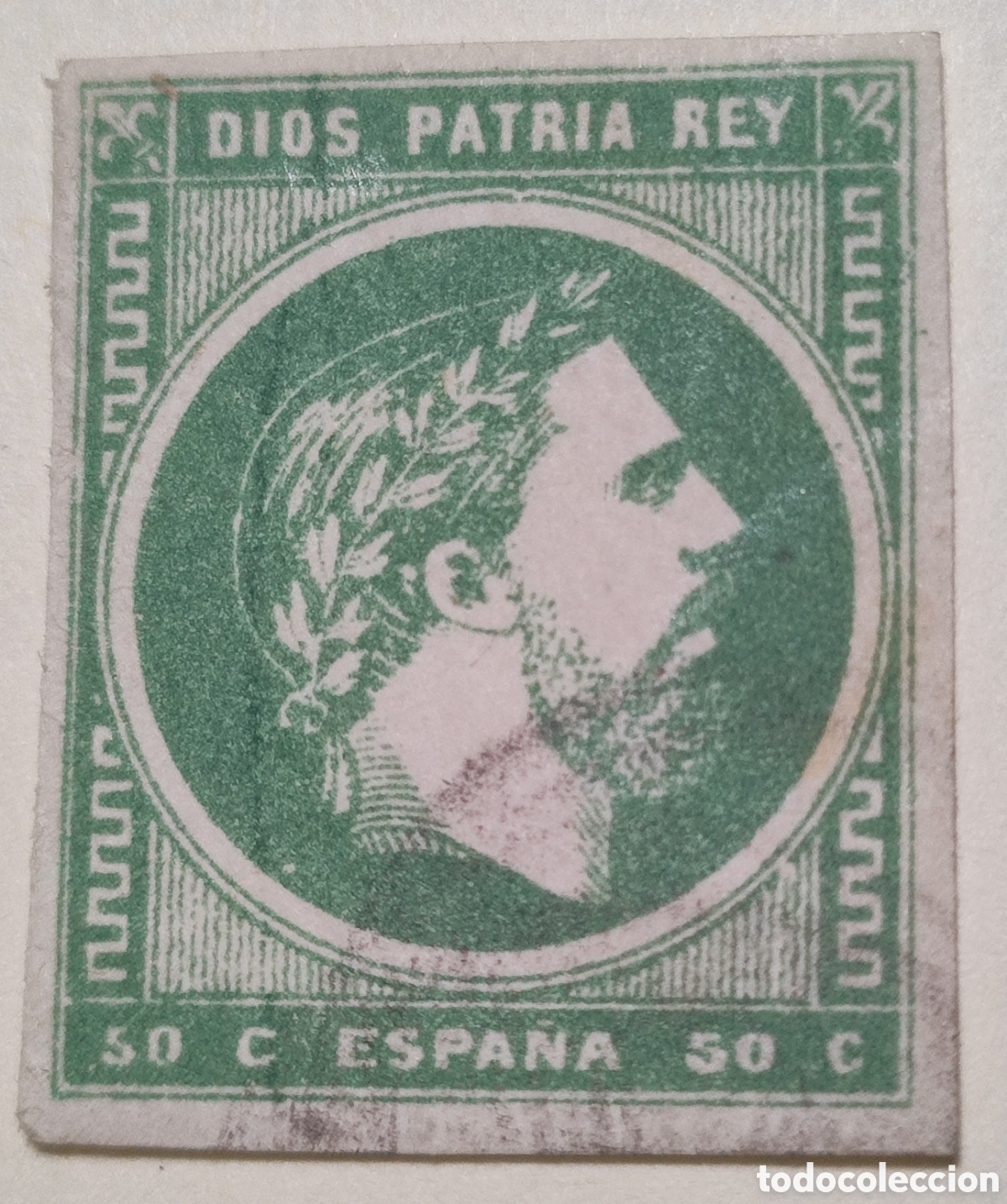 Sellos: Espa&ntilde;a 50 c&eacute;ntimos 1875 - Foto 1