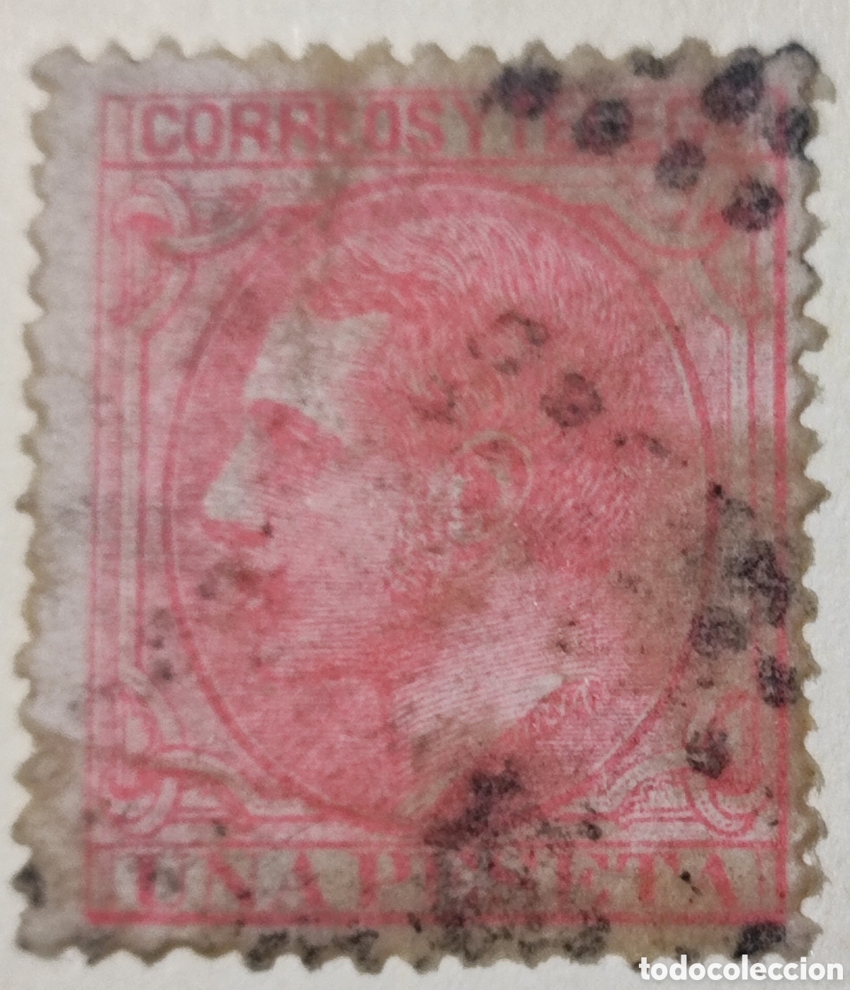 Sellos: Espa&ntilde;a 1 peseta 1879 - Foto 1