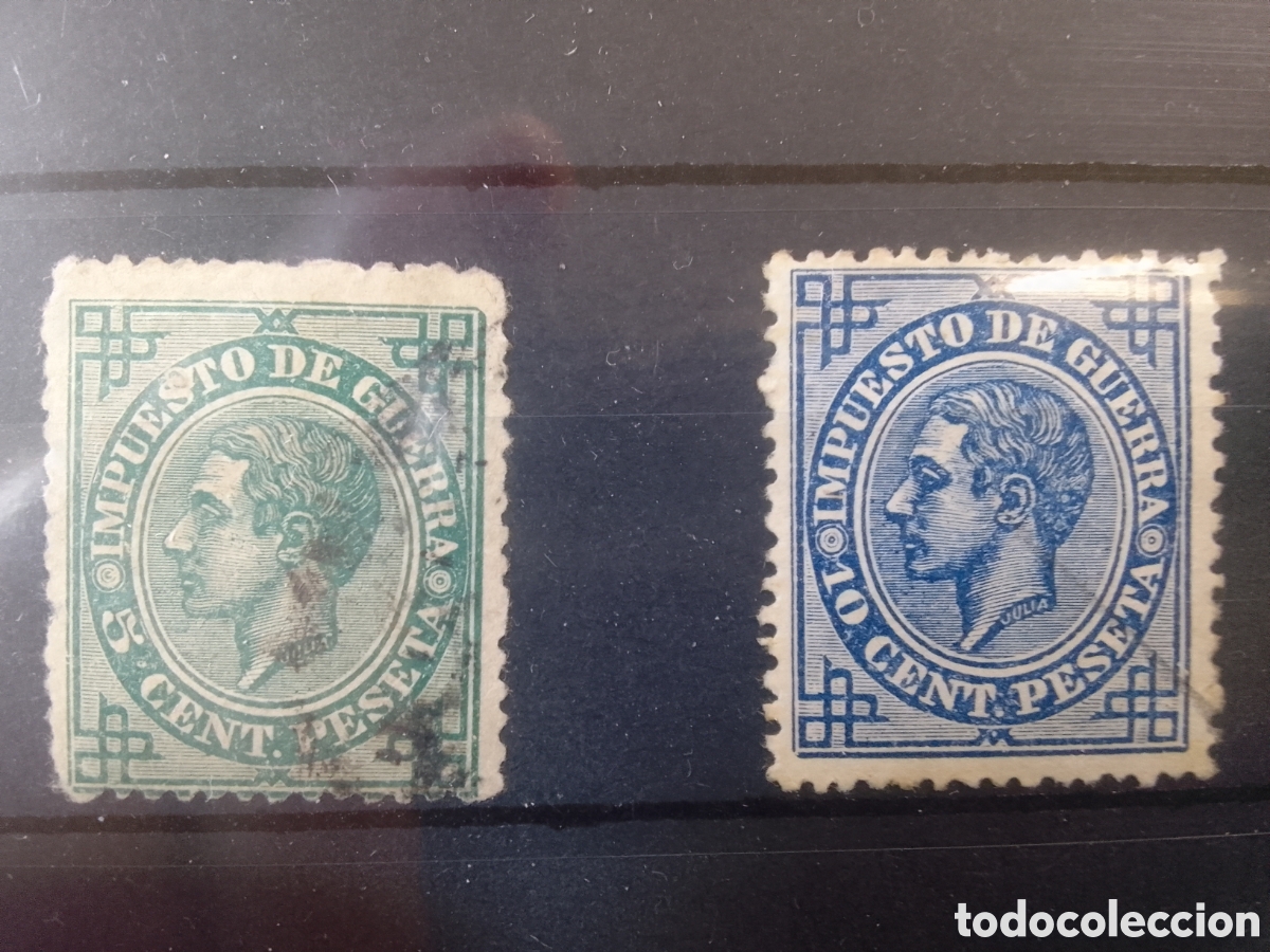 Sellos: 1876 EDIFIL 183 Y 184 A29 - Foto 1