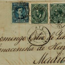 Francobolli: FA4137. 1878, CARTA DE ALICANTE A MADRID