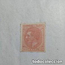 Sellos: 1876 .CORREOS Y TELEGRAFOS, ALFONSO XII. 10 CENT. AÑO 1876. NUEVO.