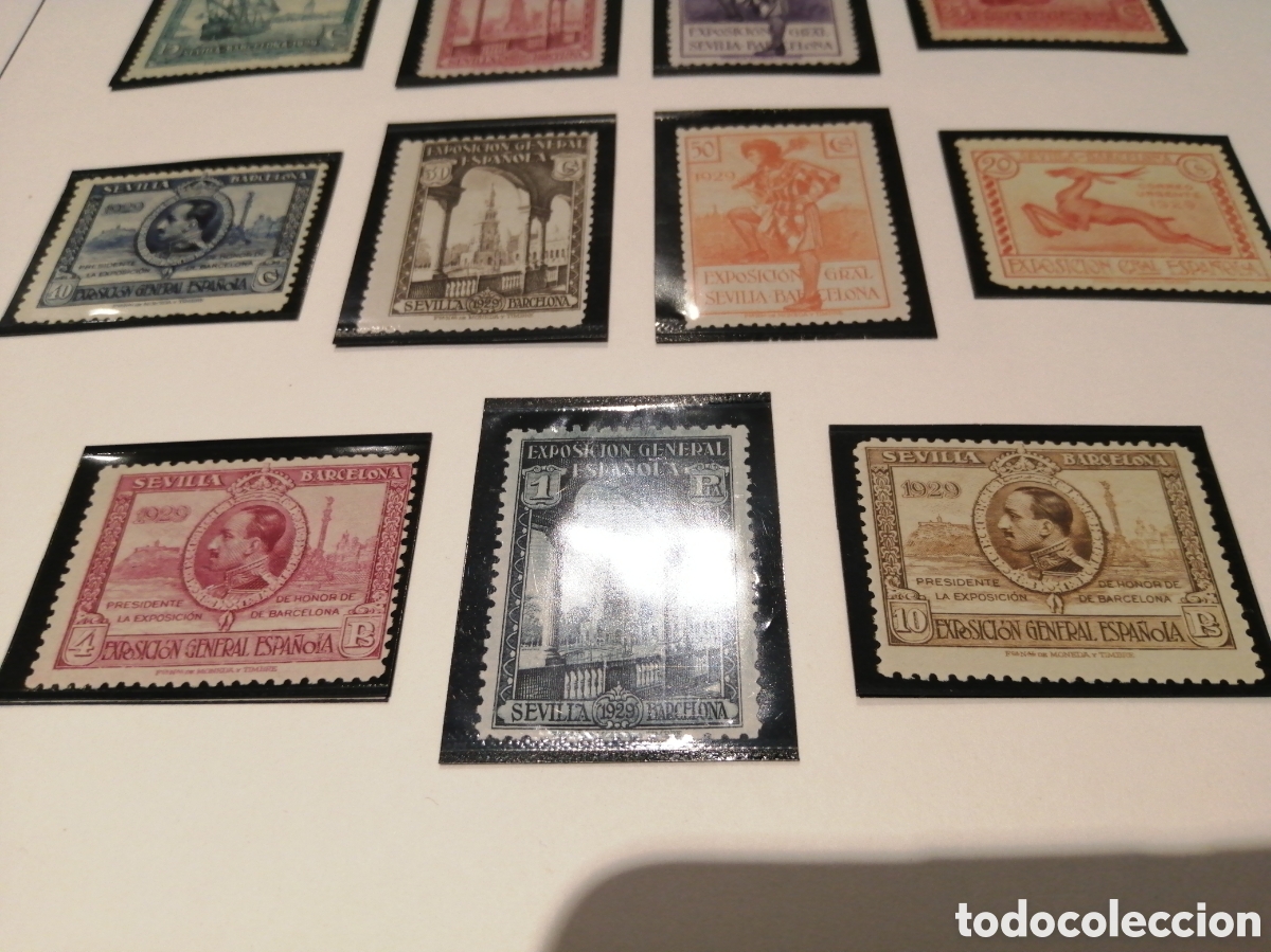 Sellos: PRO EXPOSICION DE SEVILLA Y BARCELONA - Foto 2