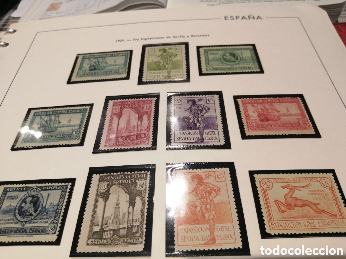 Sellos: PRO EXPOSICION DE SEVILLA Y BARCELONA - Foto 1
