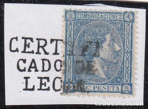 Sellos: EDIFIL N&ordm; 164-CERTIFICADO DE LEON - Foto 1