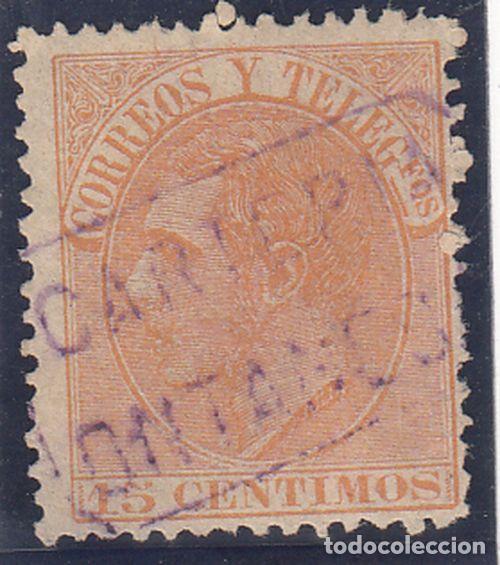 Sellos: EDIFIL N&ordm; 210-SANTANDER-ONTANEDA- - Foto 1