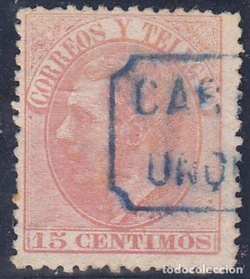 Sellos: EDIFIL N&ordm; 210-SANTANDER-URQUERA- - Foto 1