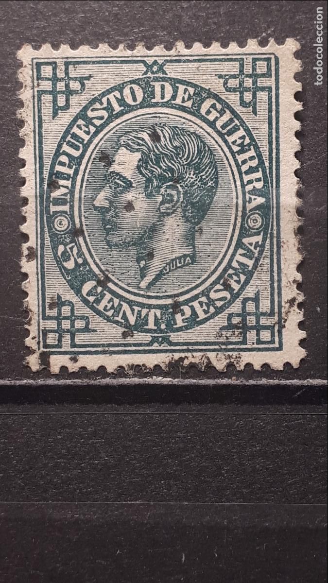 Sellos: ESPA&Ntilde;A. A&Ntilde;O 1876. &deg;. EDIFIL 183. - Foto 1