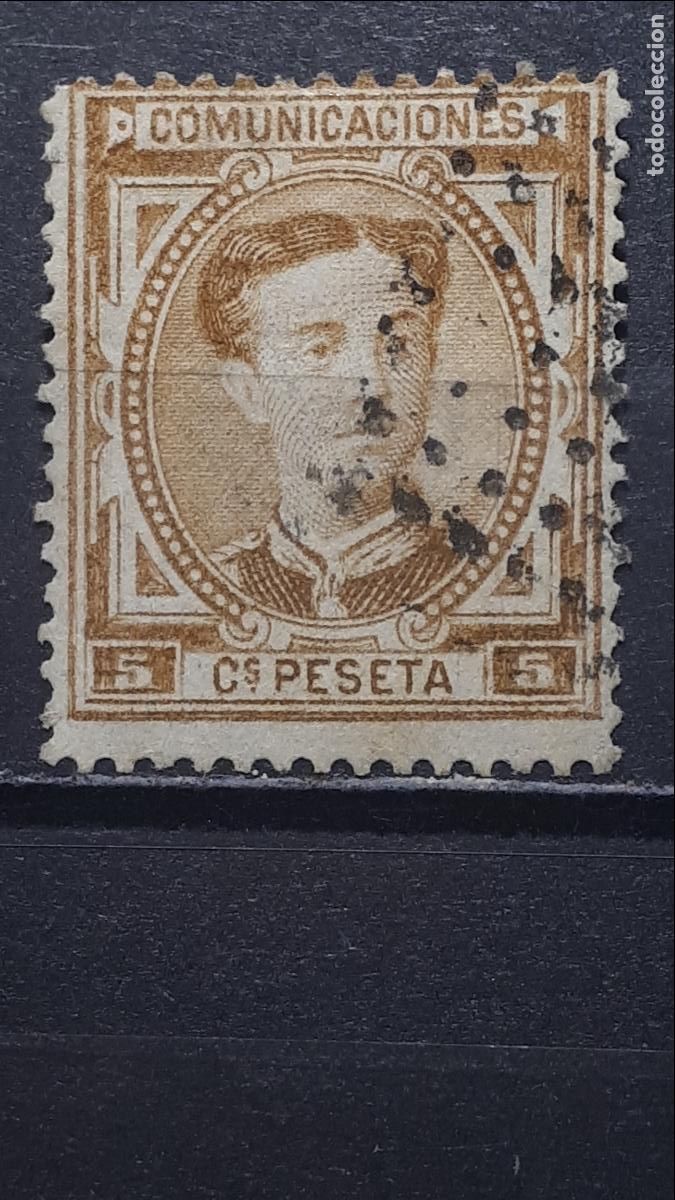 Sellos: ESPA&Ntilde;A. A&Ntilde;O 1876. &deg;. EDIFIL 174 - Foto 1