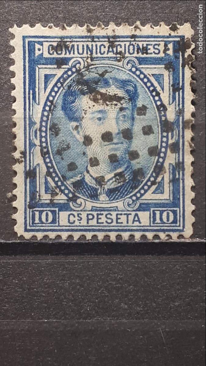 Sellos: ESPA&Ntilde;A. A&Ntilde;O 1876. &deg;. EDIFIL 175 - Foto 1