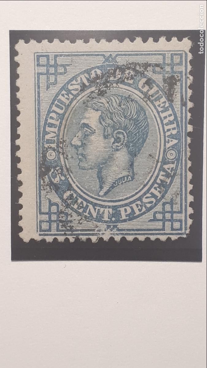 Sellos: ESPA&Ntilde;A. A&Ntilde;O 1876. &deg;. EDIFIL 183ec. ERROR DE COLOR - Foto 1
