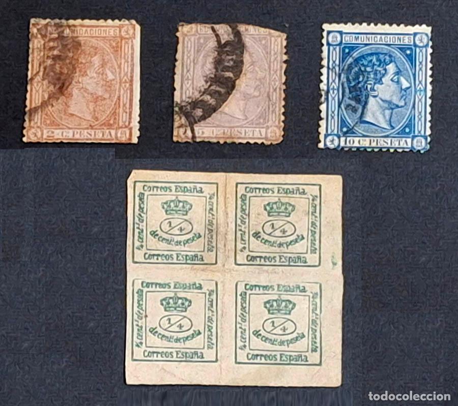 Sellos: 3+4 Sellos Alfonso XII