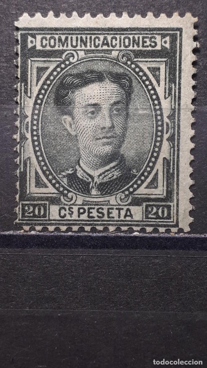 Sellos: ESPA&Ntilde;A. A&Ntilde;O 1875. (*). Edifil 176 - Foto 1