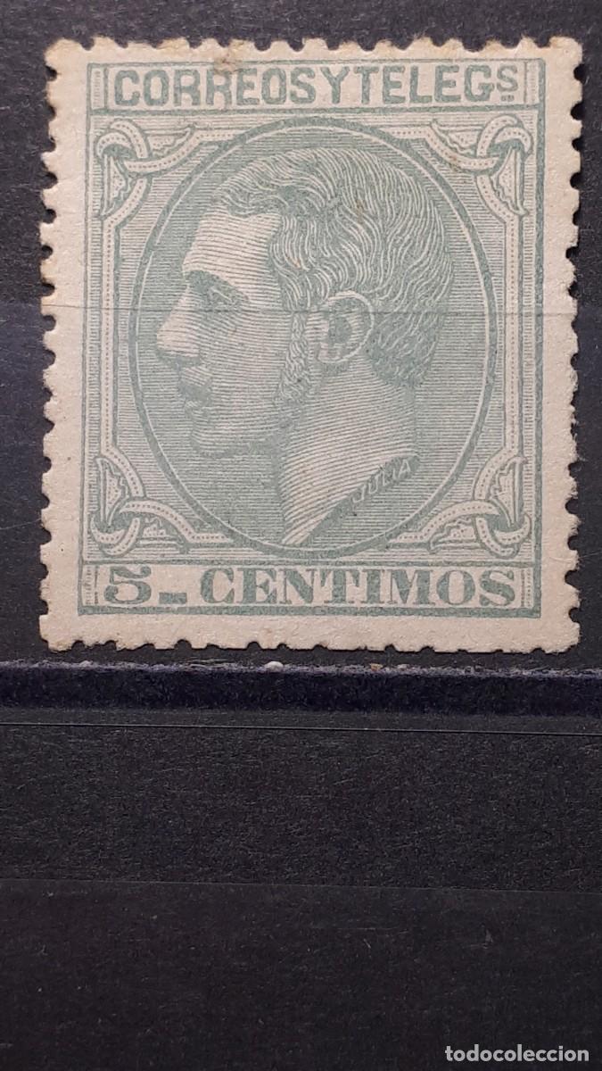 Sellos: ESPA&Ntilde;A. A&Ntilde;O 1879. **. Edifil 201 - Foto 1