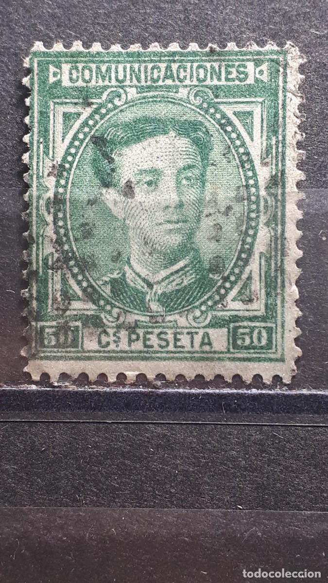 Sellos: ESPA&Ntilde;A . A&Ntilde;O 1876. &deg;. EDIFIL 179 - Foto 1