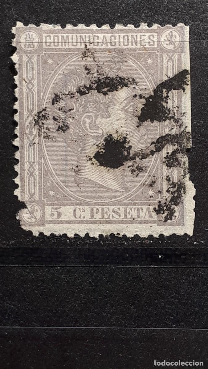 Sellos: ESPA&Ntilde;A. A&Ntilde;O 1875. &deg;. EDIFIL 163 - Foto 1
