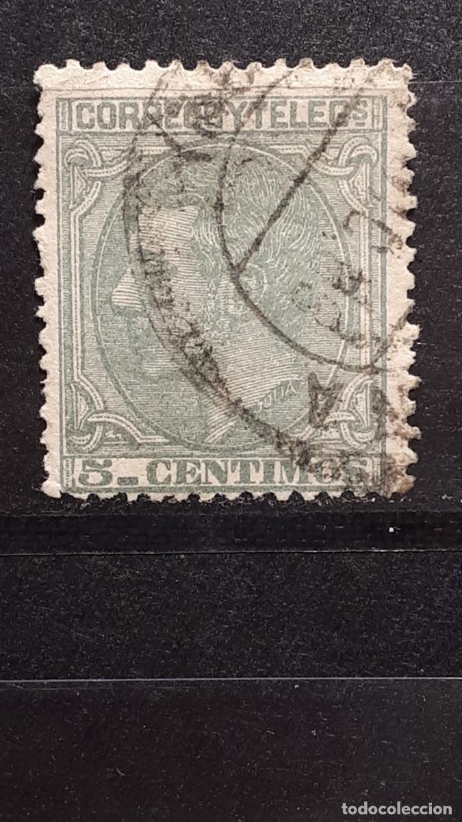 Sellos: ESPA&Ntilde;A. A&Ntilde;O 1879. &deg;. EDIFIL 201 - Foto 1